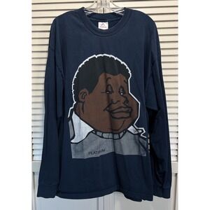 Vintage Alstyle Fat Albert‎ Graphic Long Sleeve Single Stitch 2XL Y2K Cartoon